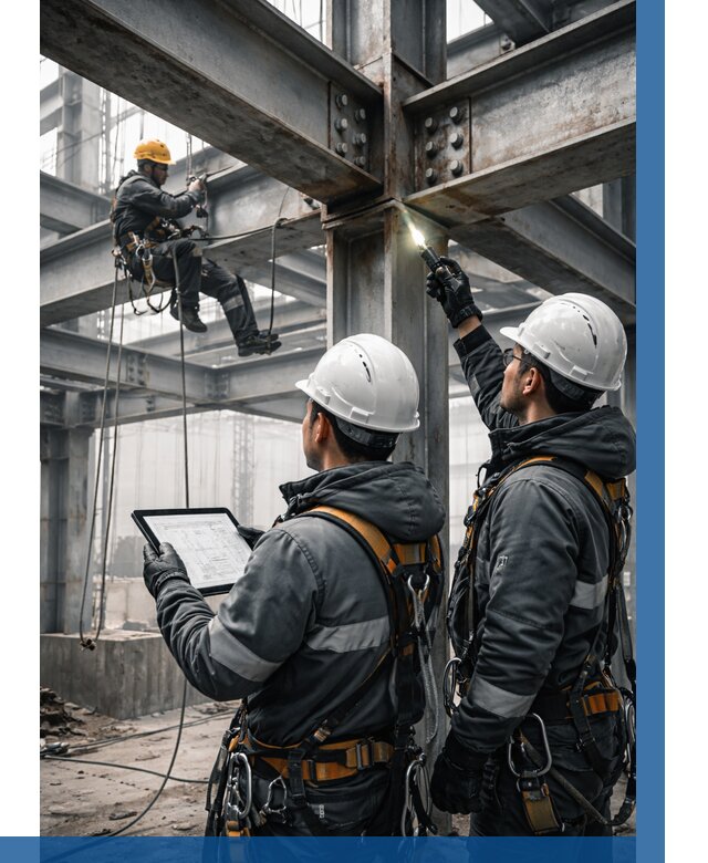 Обследование металлоконструкций в Советской Гавани от 5714 р. | ВЫСОТНИК-Свс